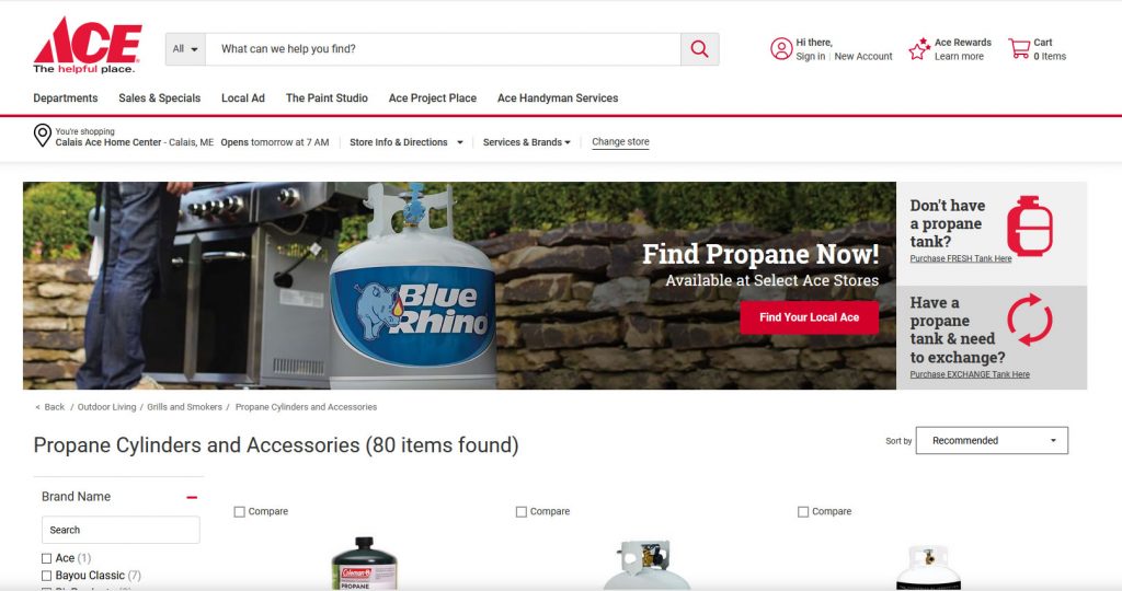 Cheapest Place To Buy A Propane Tank