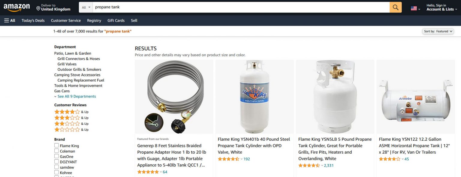 The Cheapest Places to Buy Propane Tanks Online Thrifty Two